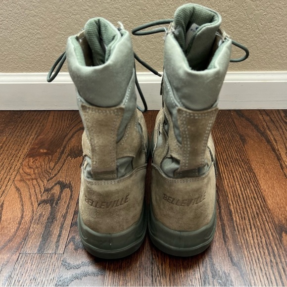 Belleville 610 ST Suede Military Boots Insulated Men’s Size 9.5 W Green Outdoor, main image 15